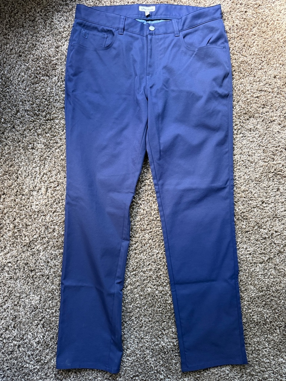Peter Millar Men's eb66 Navy Performance 5 pocket pants